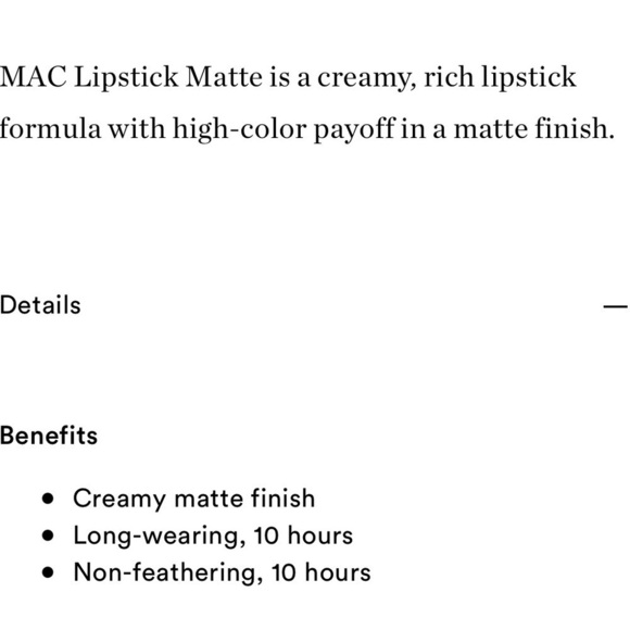 BUNDLE ONLY—MAC LIPSTICK CHILI MINI: NEW IN BOX. - Picture 5 of 5